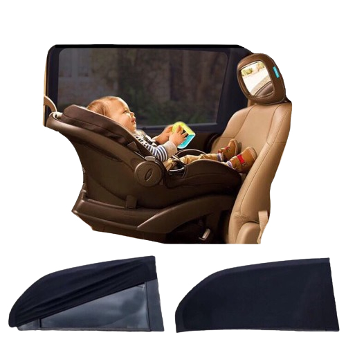 2 Quebrasol Vidro Lateral Infantil Bebê Proteção Solar Anti-uv