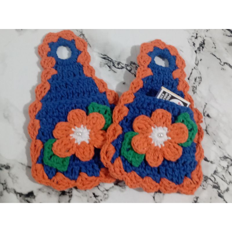 2 Porta fósforo  ou isqueiro em crochê, pendurar na cozinha
