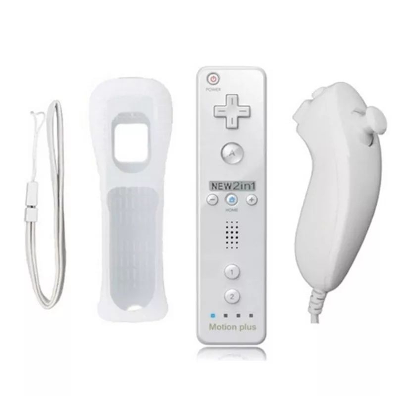 wii remote+motion plus+capa silicone+alça