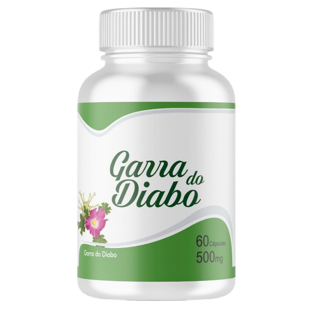 Garra Do Diabo Pura 120 Caps Legítima 500mg Com Nota Fiscal em Oferta na Shopee