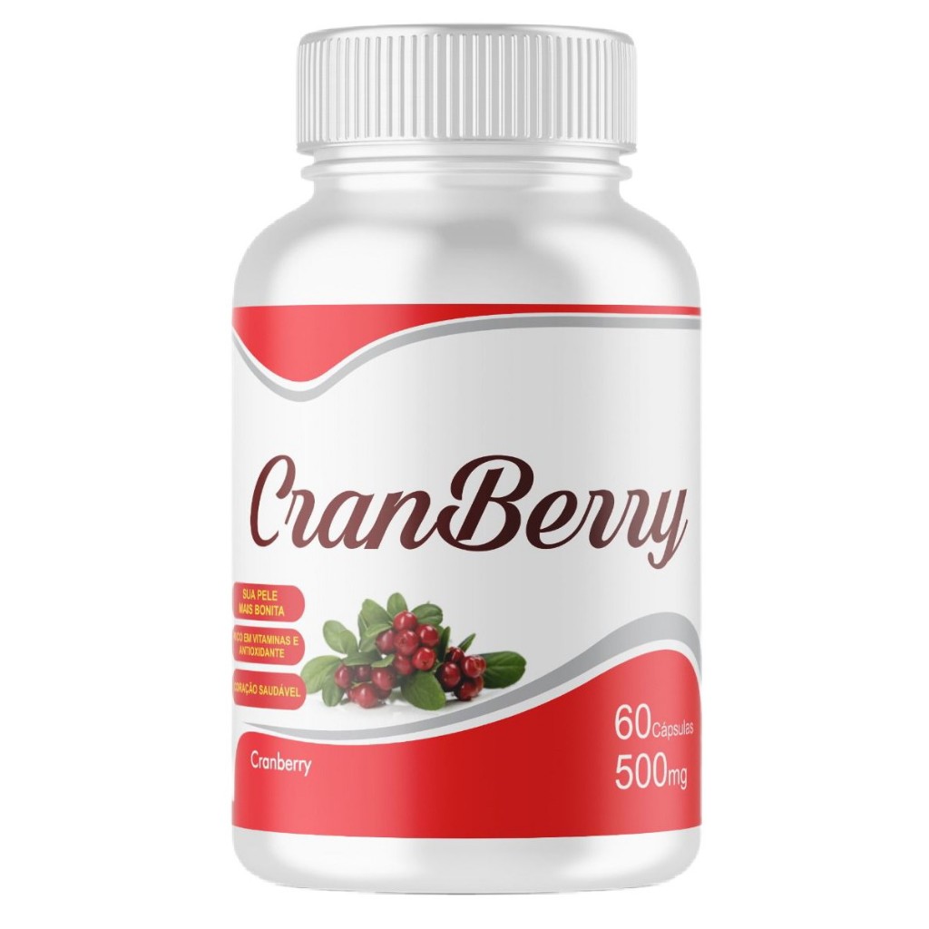 60 Caps CranBerry Legítima 500mg Original Com Nota Fiscal em Oferta na Shopee