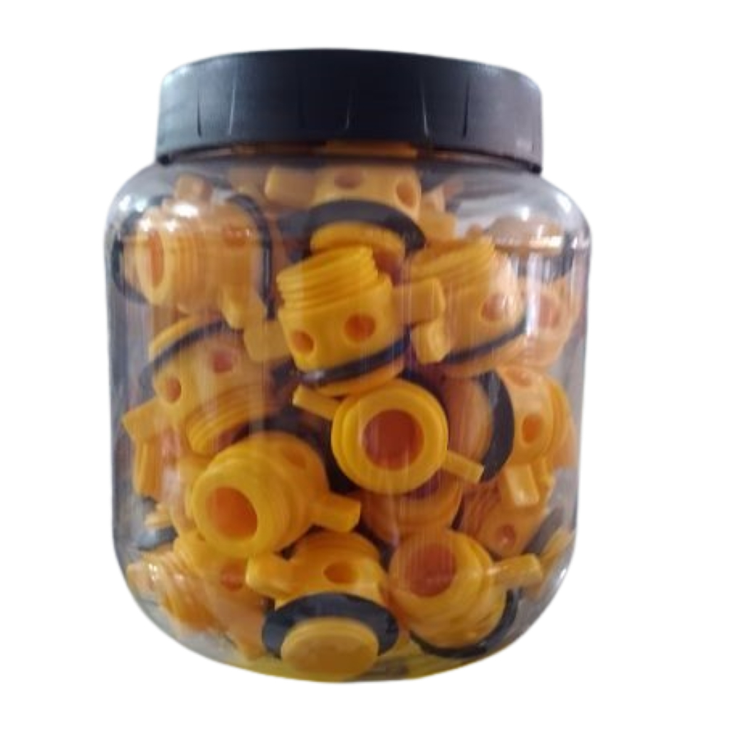 50 Bujão Tampa P/ Viveiros do Barco Pesca em Plástico utilizado no Viveiro/Popa com Dupla Utilidade