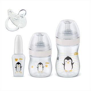 Kit 3 Mamadeiras Lillo Evolution Bico Reto com Chuquinha e Chupeta Kuka 0-6 meses 100% Si…