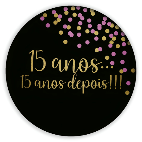 Painel Festa Infantil Redondo Meus 15 Anos Preto Dourado Roxo + Arco, Suporte incluso. Fazemos personalizado com qualquer tema. Confeccionado em Lona fosca, impressão de alta resolução. cenário Circular p/ Decoraçã