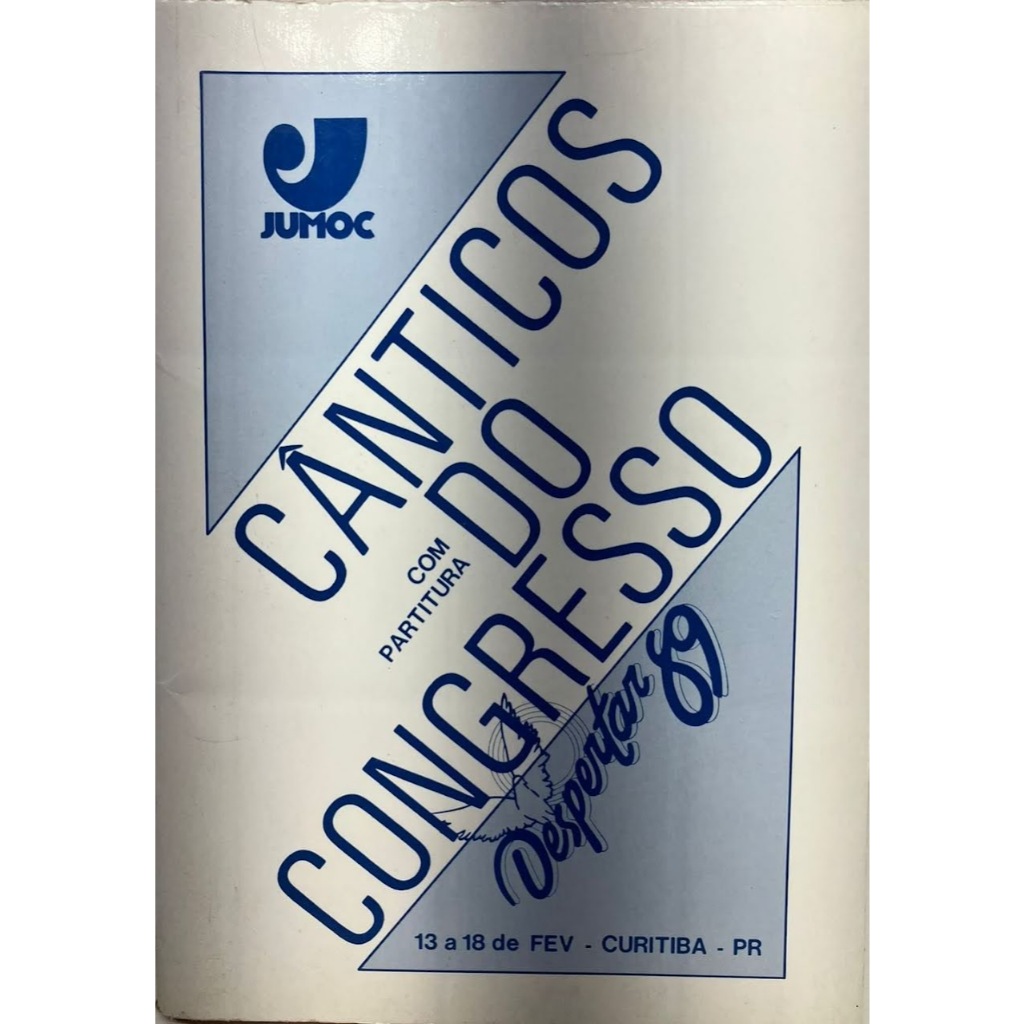 Cânticos do Congresso Despertar 89 Jumoc Com Partitura Vários Autores