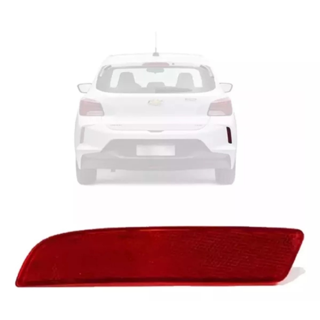 Refletor Parachoque Traseiro Onix Hatch 20 21 2022 2023 2024 2025 em Oferta na Shopee