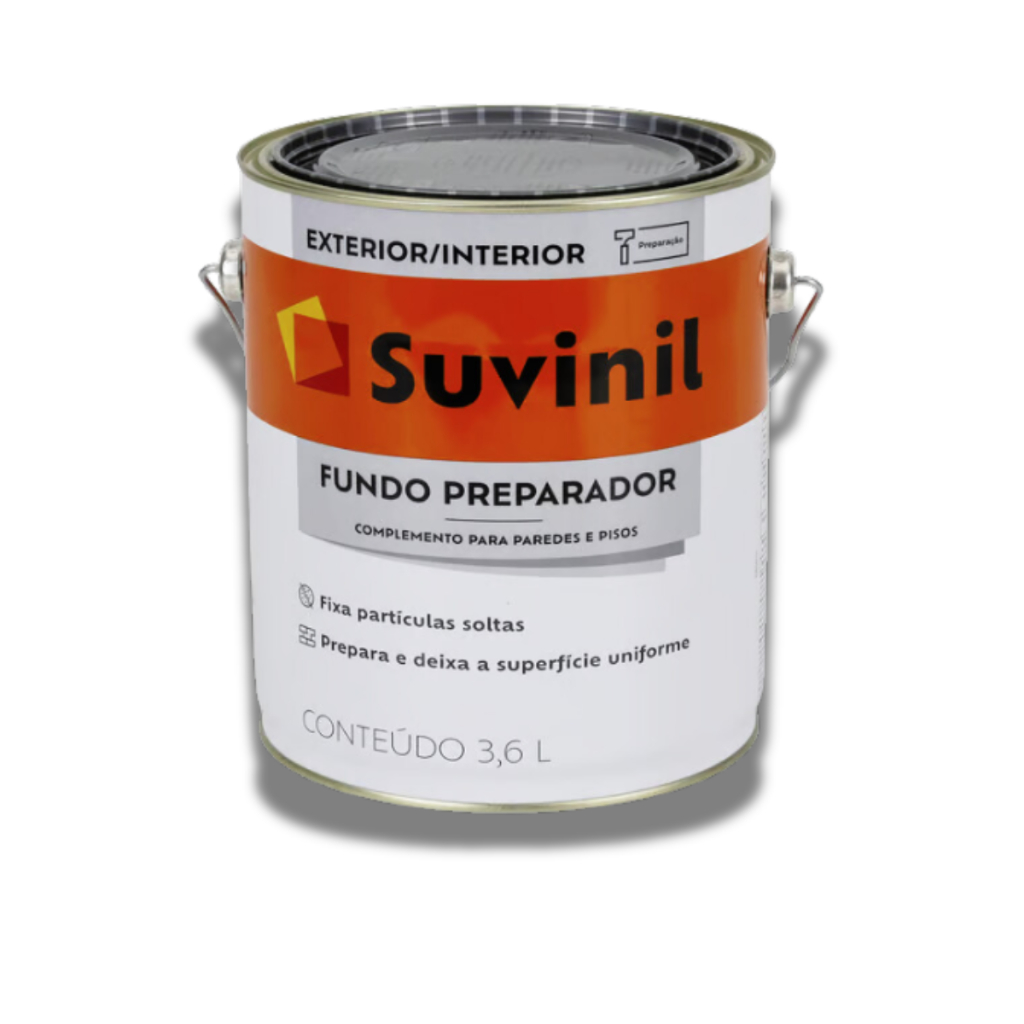 Fundo Preparador De Paredes Base Água 3,6 Litros - Suvinil