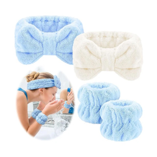 3 Peças Faixa Com Laço e 2 Toalhas de Pulso em Oferta na Shopee