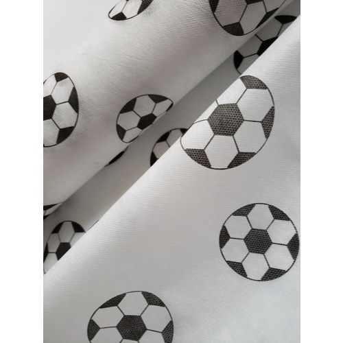 Tnt Tema Bola Futebol Preto E Branco 1,40 X 3 Metros