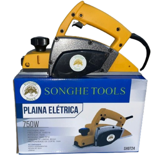 Plaina Elétrica Industrial lâmina dupla 1200w Profissional songhe tools 110v ou 220v