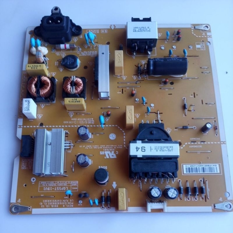 placa fonte tv lg 55um7470psa cód eax68284301(1.6)