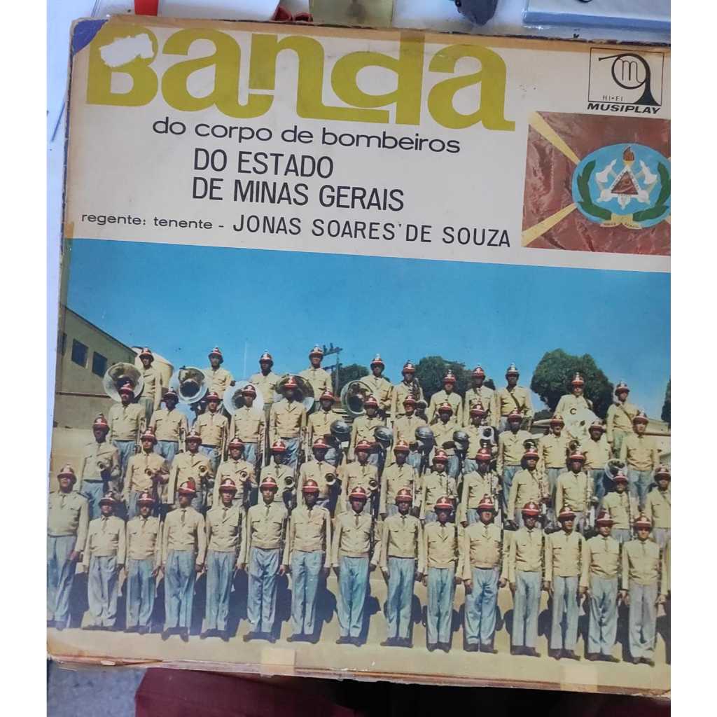 Banda do Corpo de Bombeiros do Estado de Minas Gerais - 1964 - LP Disco Vinil