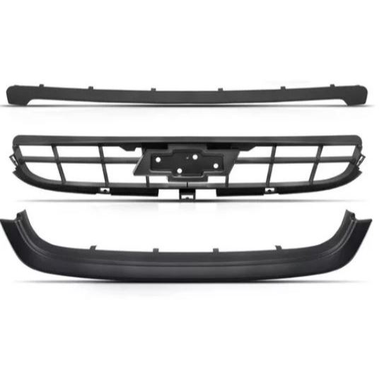 Grade Dianteira Corsa Classic 2008 2009 2010 Preto Com Moldura Inferior e Superior (COMPLETA)