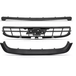 Grade Dianteira Corsa Classic 2008 2009 2010 Preto Com Moldura Inferior e Superior (COMPLETA)