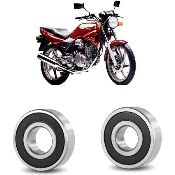 KIT ROLAMENTO RODA TRASEIRA HONDA CBX200 STRADA