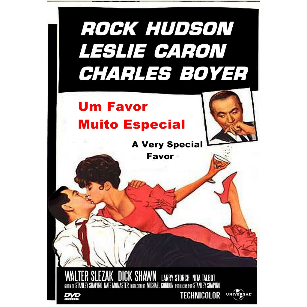 Rock Hudson e Leslie Caron - Um Favor Muito Especial (A Very Special Favor) 1965
