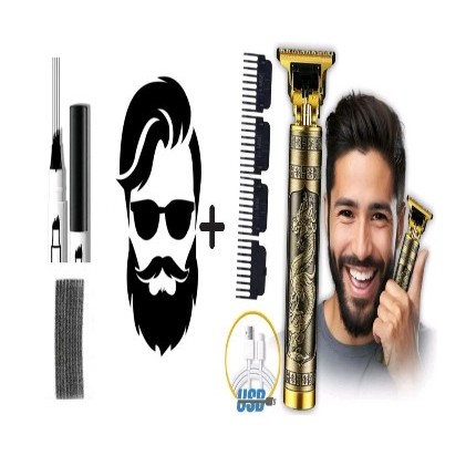 Kit Maquininha Dragão e Caneta de Barba Revolutionize sua barba