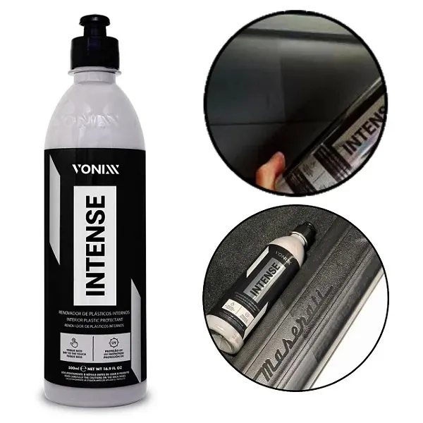 Renovador Plasticos Interno Protecao Uv Intense Vonixx 500ml