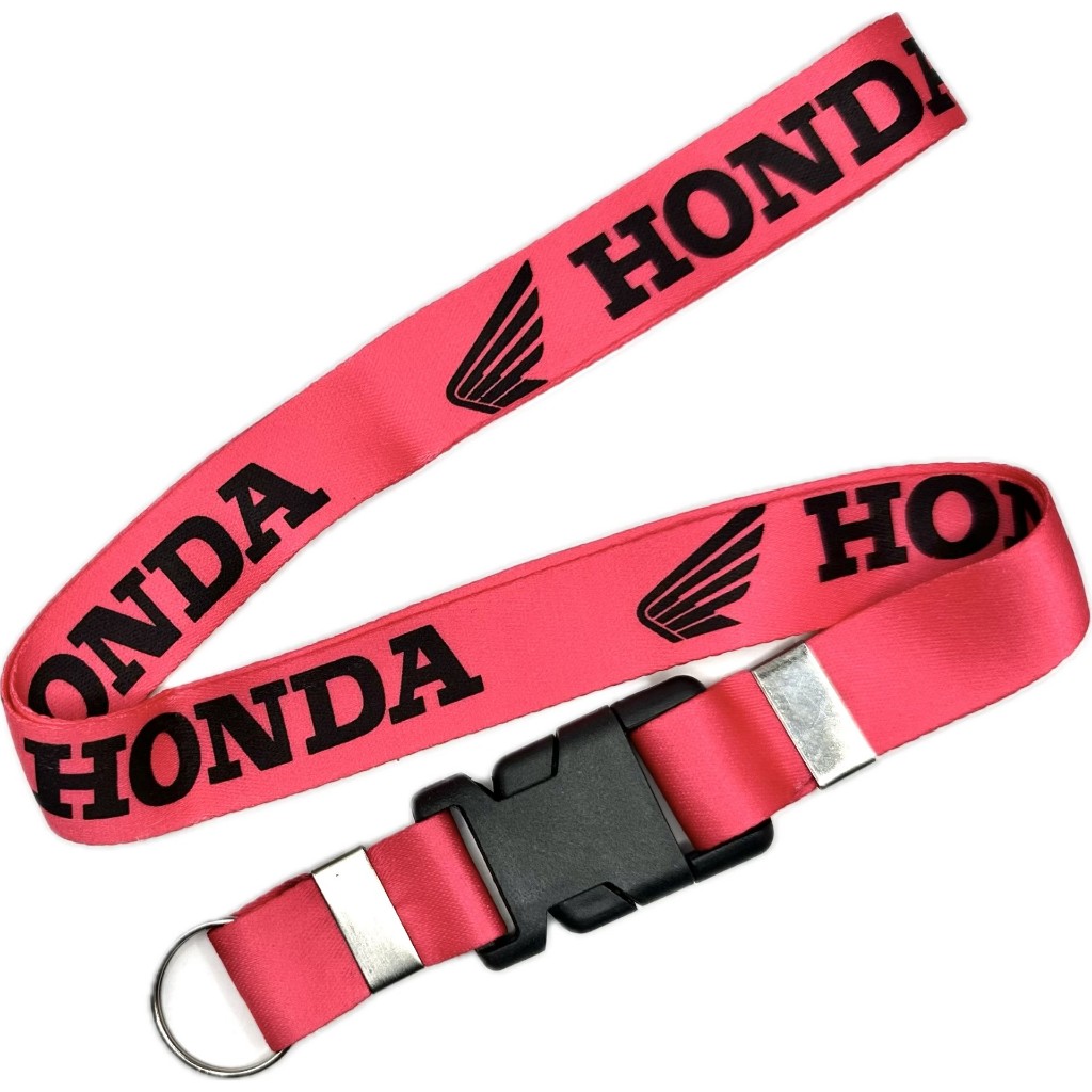 1 Chaveiro Honda Cycles Moto Cordão Pink