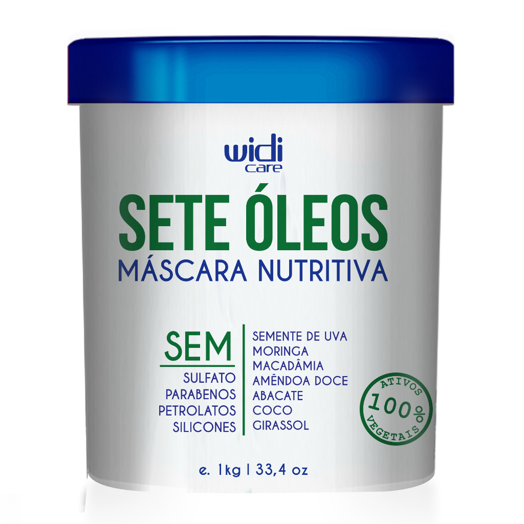 Máscara Nutritiva Sete Óleos 1kg Widi Care