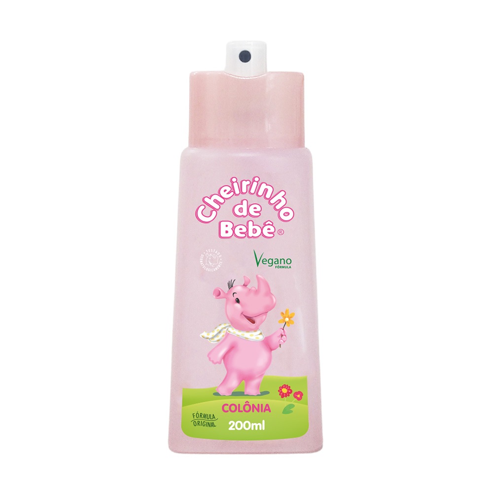 Colônia Cheirinho de Bebê Rosa 200 ml Spray Kanitz em Oferta na Shopee