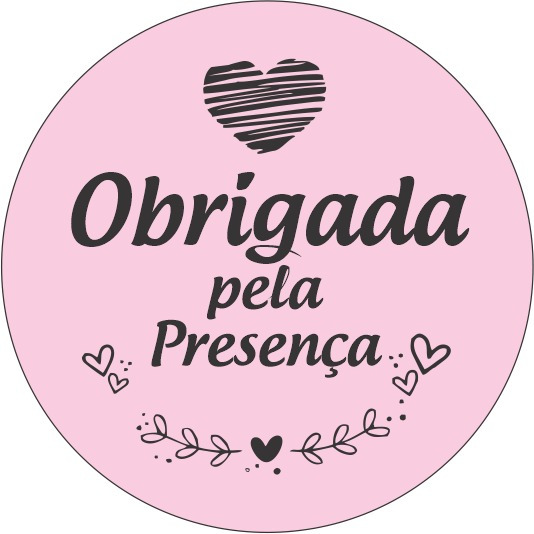 Etiqueta Adesiva Obrigada pela presença para Casamentos Chá de Bebe Cha de cozinha Aniversario 4,5cm em Oferta na Shopee