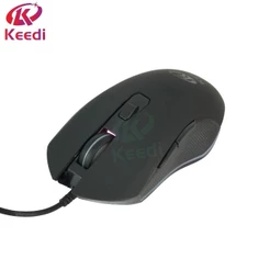 Mouse Gamer RGB 6 Teclas oferece 4 níveis de DPI Keedi MOU904