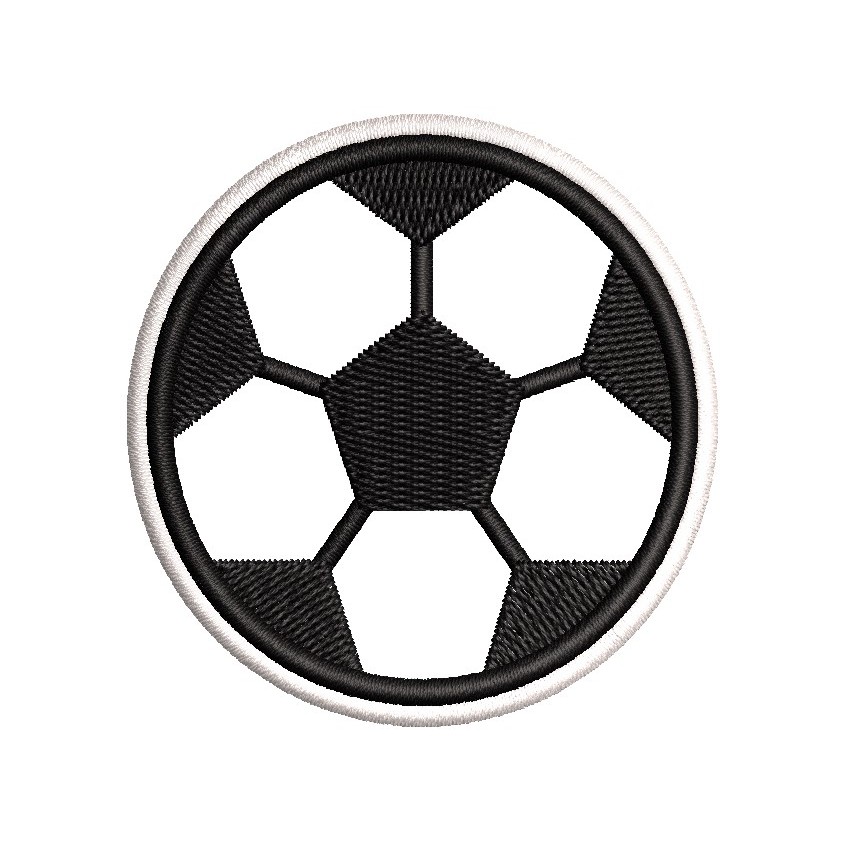 Patch Bordado Termocolante - Bola Futebol