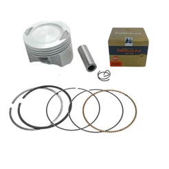 Kit Pistão Anéis (4mm) Cg 125 Fan 2009 2010 2011 2012 2013 2014 a 2018 Nxr 125 Bros 2013 2014 2015