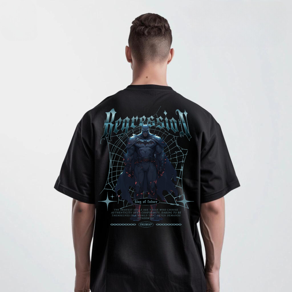 Camiseta Oversized Academia GYM Batman Camisa Masculina Streetwear Lançamento em Oferta na Shopee