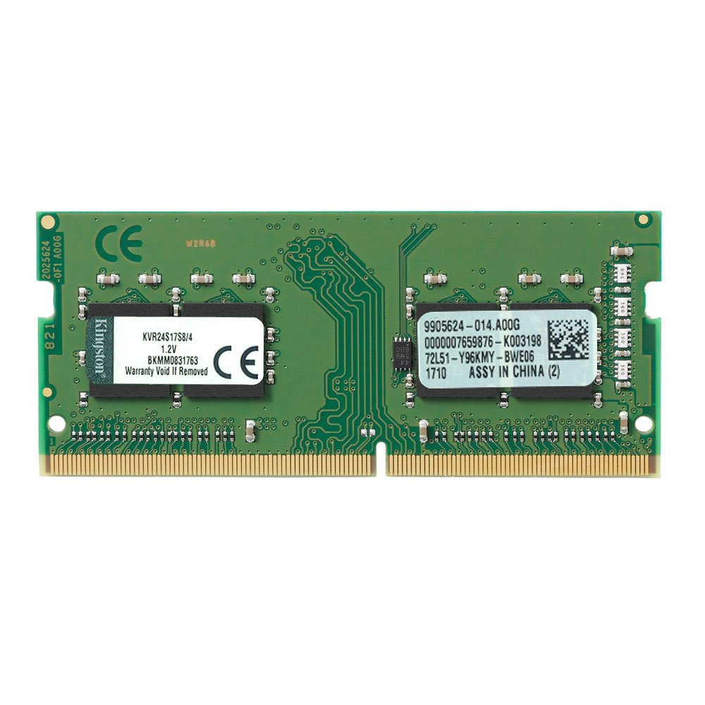 Memória RAM para Notebook DDR4 4GB 2400MHz Kingston - KVR24S17S8/4