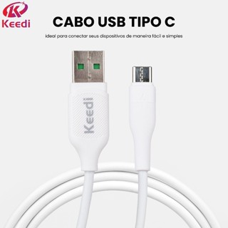 Cabo USB 3.0A Carregamento Rápido Tipo C V8 Iphone Keedi em Oferta na Shopee