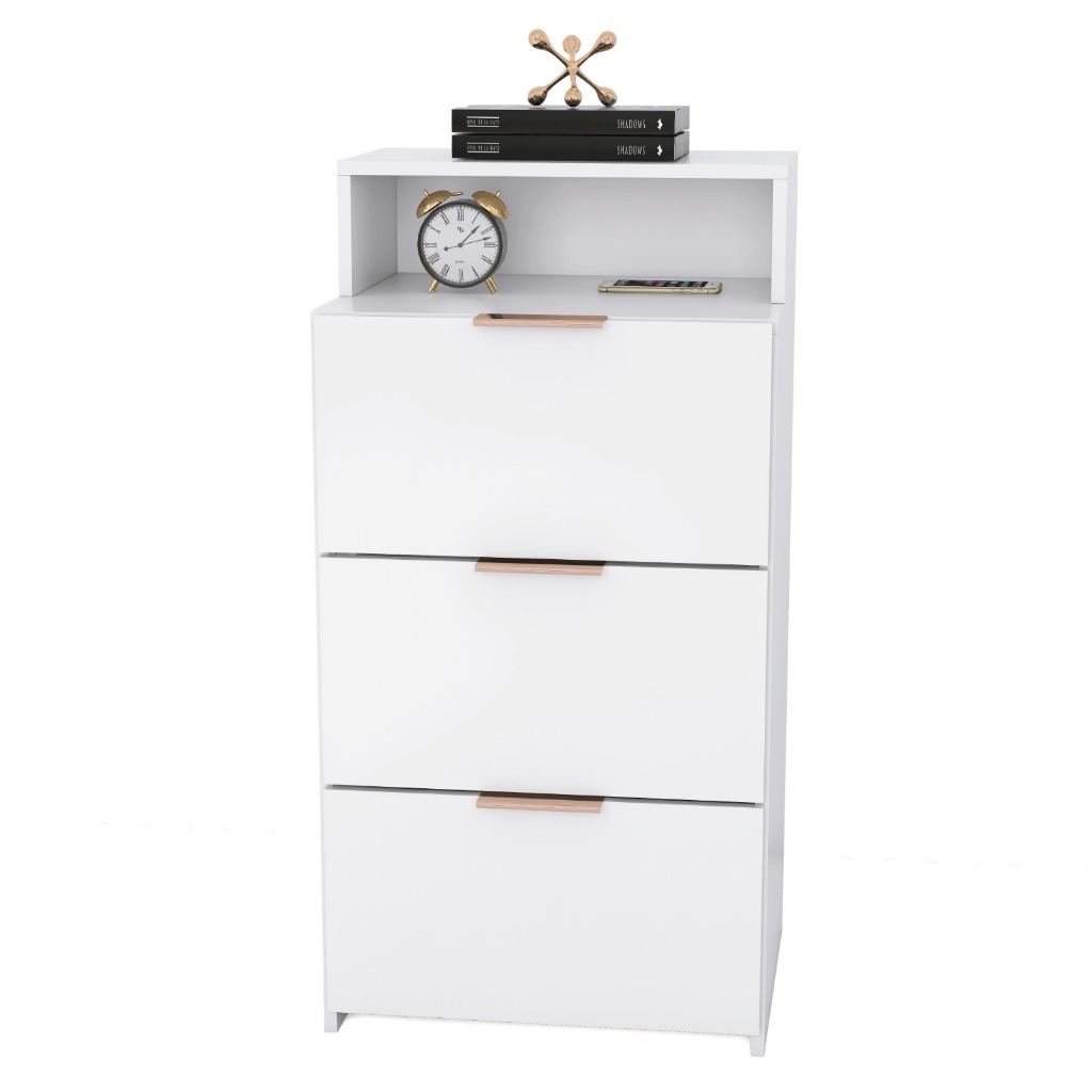 Mesa De Cabeceira Aparador Escritório Multiuso Com Prateleira em Oferta na Shopee