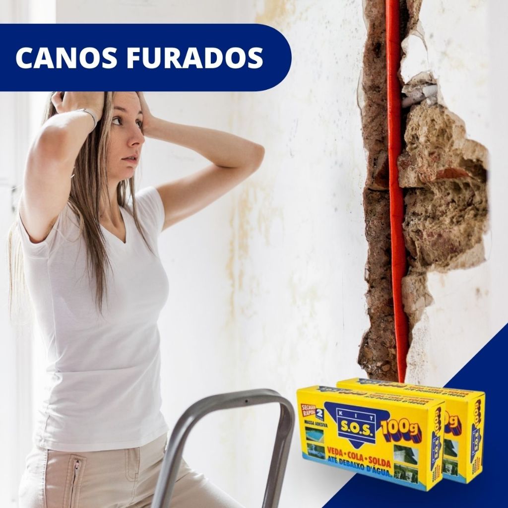 Detalhes do Cola Massa Kit SOS Epoxi - 100g