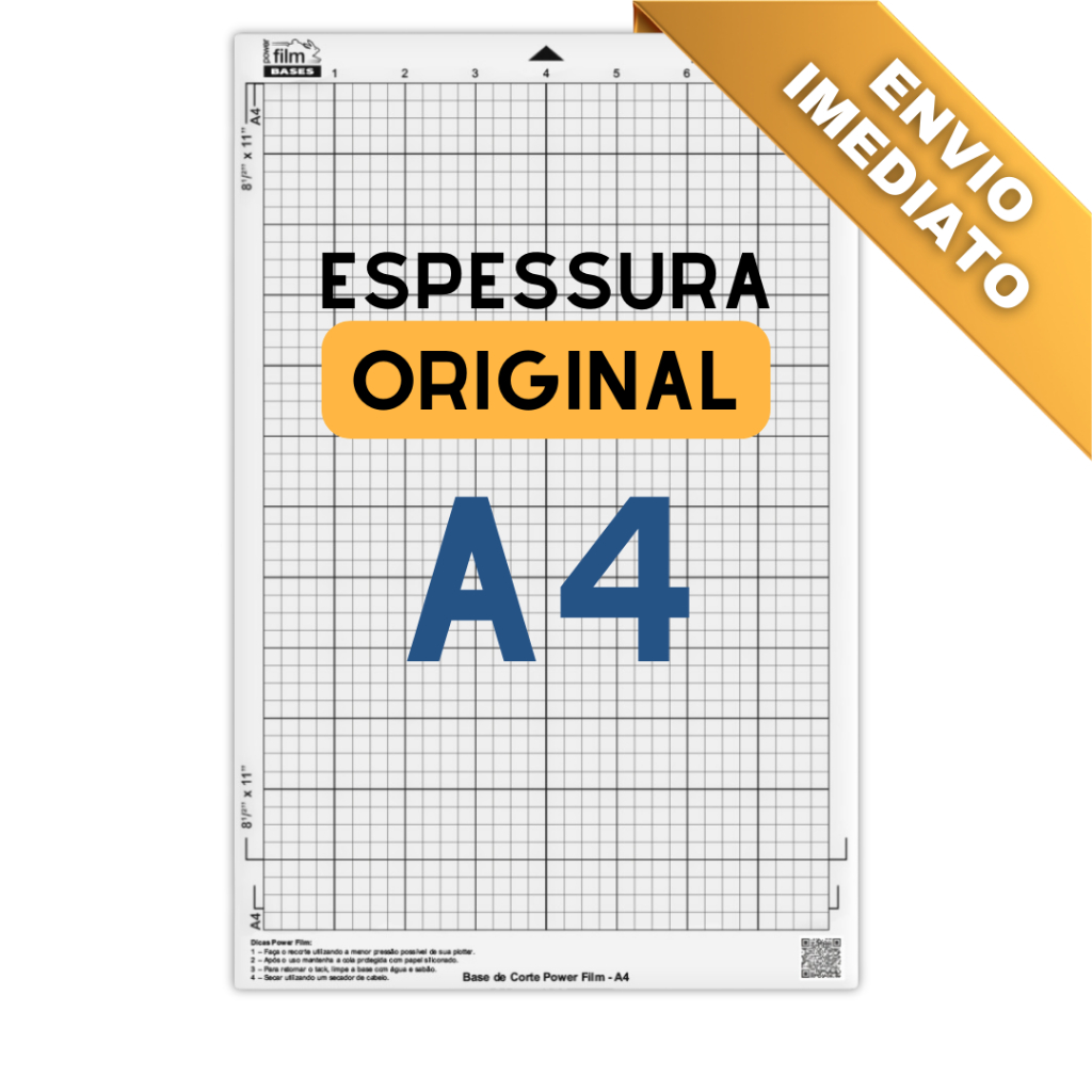 Base de corte A4 Silhouette Portrait 1, 2, 3 - Cameo Transparente Com e Sem Cola em Oferta na Shopee