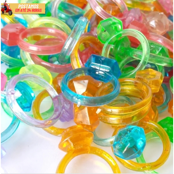 Kit Mini Brinquedo Anel Anelzinho Infantil Lembrancinha Aniversário Festas Prenda Junina em Oferta na Shopee