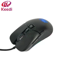 Mouse Gamer Ergonômico RGB Até 7200dpi Com Fio 1.5M KEEDI MOU905