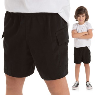 Short Infantil Tactel Cargo Menino Microfibra Masculino em Oferta na Shopee