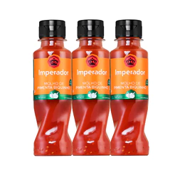 Molho de Pimenta Biquinho Imperador 145ml kit com 3 und