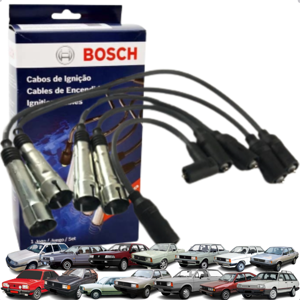 Jogo Cabos De Vela Ignição Original Bosch Volkswagen Gol Parati em Oferta na Shopee