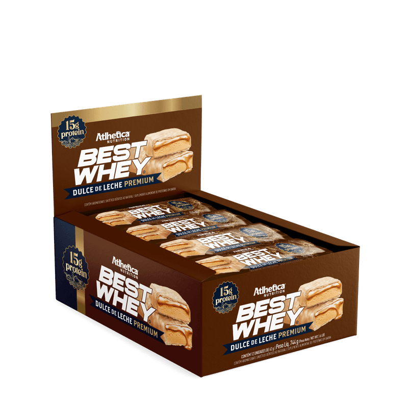 Best Whey Bar Gourmet 12 Unidades - Atlhetica