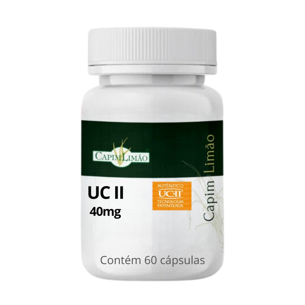 Uc-II Colágeno Tipo 2 40mg 60 Cap Com Selo De Autenticidade