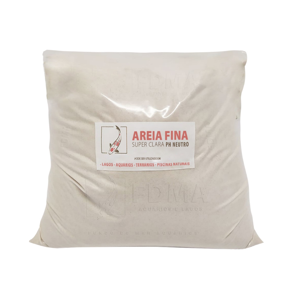 Areia De Duna Clara Super Fina Saco 10kg em Oferta na Shopee