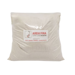 Areia de Duna Super Fina e Clara Saco 10kg para Aquários Lagos e Jardins em Oferta na Shopee