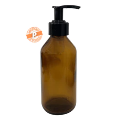 Vidro Âmbar 200ml Com Válvula Pump