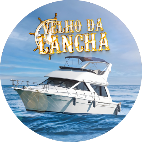 Painel Festa Infantil Redondo Velho da Lancha Pesca 3D Dourado + Arco, Suporte incluso. Fazemos personalizado com qualquer tema. Confeccionado em Lona fosca, impressão de alta resolução. cenário Circular p/ Decoração