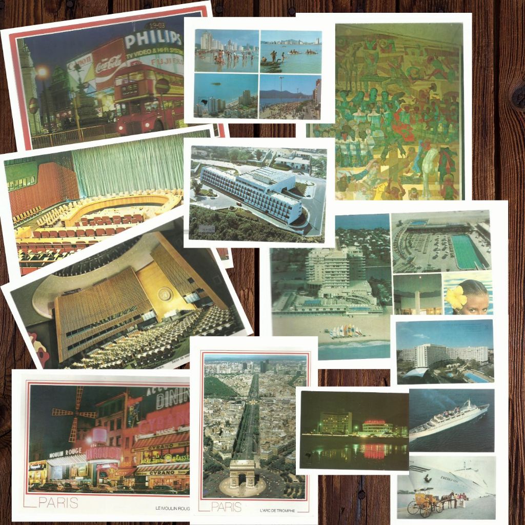 Cartão Postal Colecionáveis Retro – Cidades Turisticas – Cartofilia- lote com 13- anos 80- Usado
