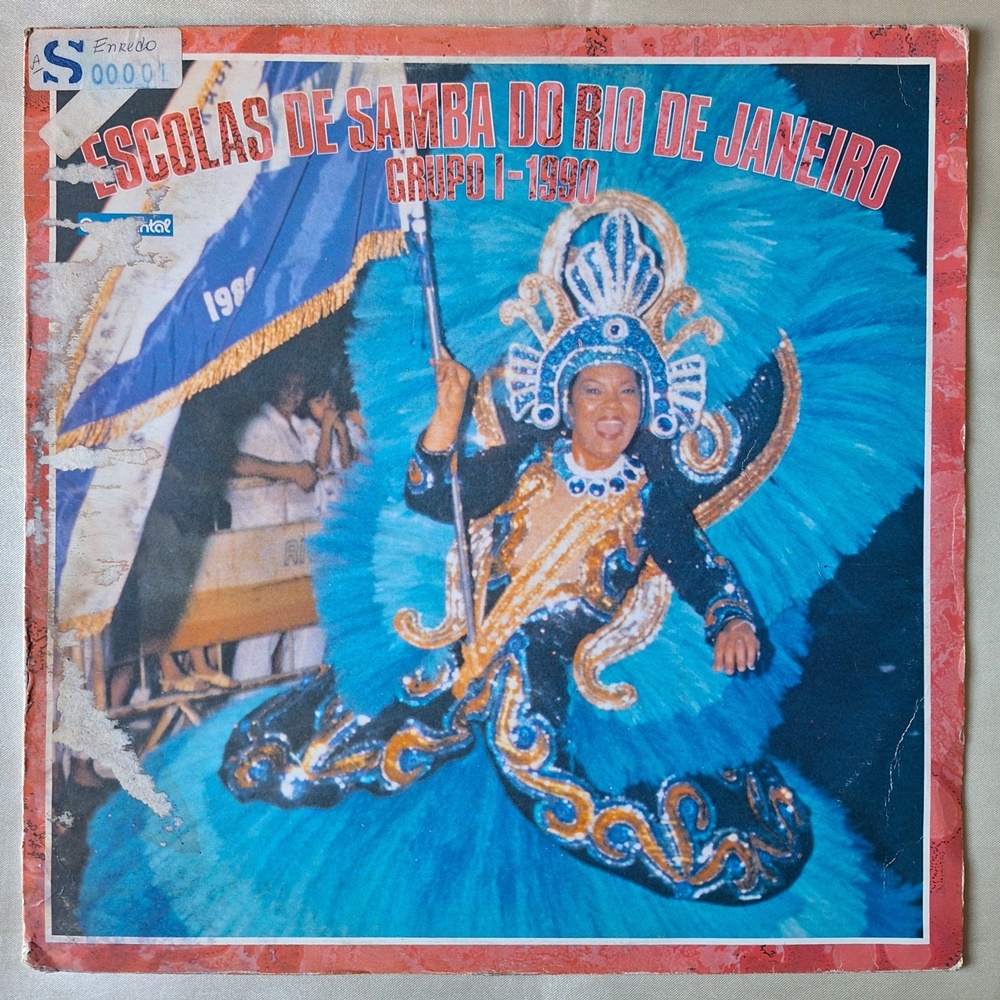 DISCO DE VINIL LP - VÁRIOS – ESCOLAS DE SAMBA DO RIO DE JANEIRO GRUPO I - 1990 (1989)