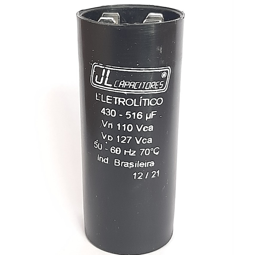 Capacitor 430-516uf Para Masseira Breasi De 7kg 220v