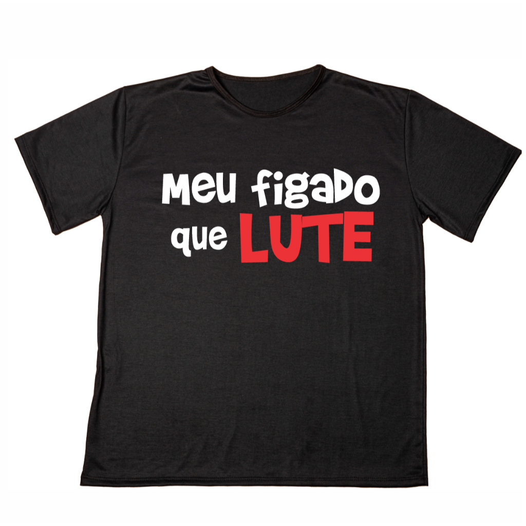 Blusa Camisa Personalizada Frase Engraçada Meu Figado que Lute  Unissex Estampada Adulto   Plus Size Ótimo Acabamento E Durabilidade Anti-pilling 100% Poliéster Promoção